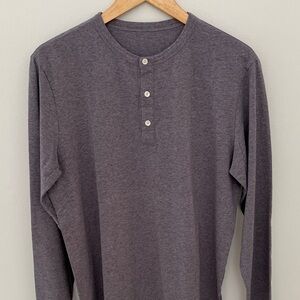 Men's mauve Henley Shirt